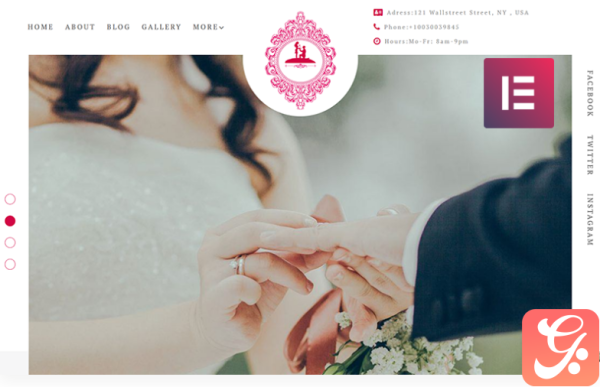 ForeverLove Wedding Landing Elementor WordPress Theme