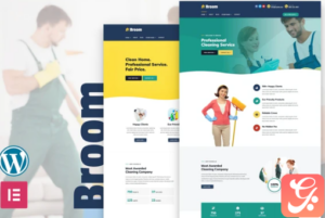 Broom - Elementor Cleaning Company Template Kit