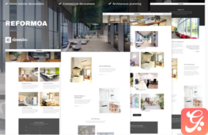Reformoa - Architecture & Interior Design Elementor Template Kit