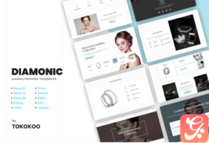 Diamonic | Jewellery Elementor Template Kit