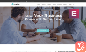 Glowlex - Consulting Services Multipurpose Clean Elementor WordPress Theme