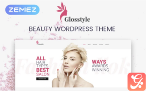 Glosstyle - Beauty Salon Elementor WordPress Theme