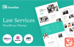 Guardan - Law Services Multipurpose Classic Elementor WordPress Theme