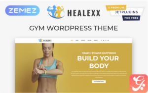 Healexx - Gym Multipurpose Modern Elementor WordPress Theme