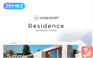 Homeswort - Luxury Real Estate Elementor WordPress Theme