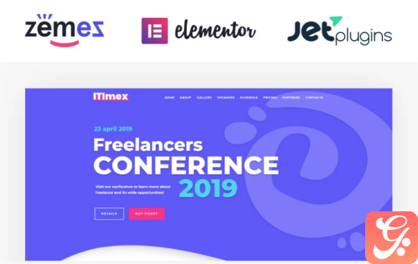 ITImex IT Conference Elementor WordPress Theme