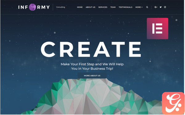 Informy Consulting Company Elementor WordPress Theme
