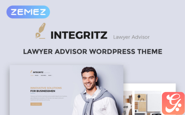 Integritz Responsive Law Firm Elementor WordPress Theme