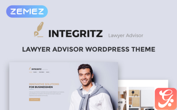 Integritz - Responsive Law Firm Elementor WordPress Theme