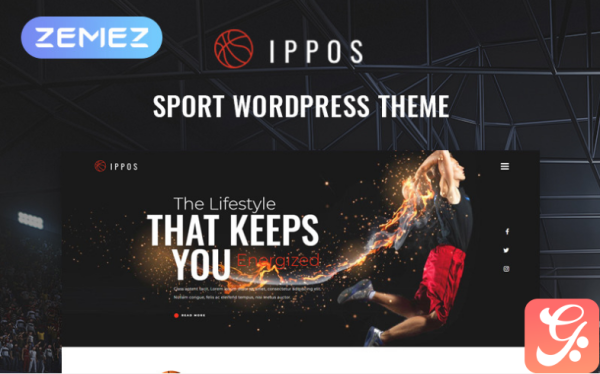Ippos - Sport Multipurpose Modern Elementor WordPress Theme