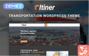 Itiner - Transportation Multipurpose Minimal Elementor WordPress Theme