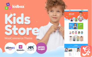 Kidbaz - Kids Stuff ECommerce Modern Elementor WooCommerce Theme