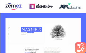 Magnifix - Minimal Parallax WordPress Theme