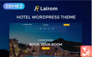 Lairom - Hotel Multipurpose Modern Elementor WordPress Theme