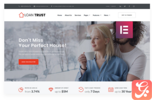 Loan Trust - Mortgage Company Elementor WordPress Theme