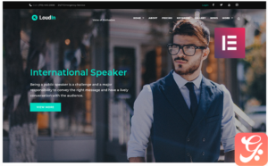 Loudin - Public Speaking Elementor WordPress Theme