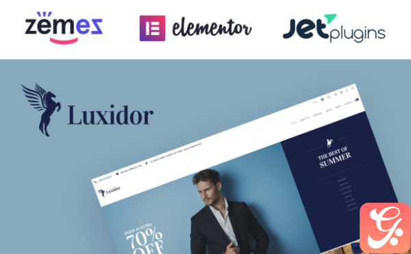 Luxidor Accessories and Apparel Fashion Elementor WooCommerce Theme
