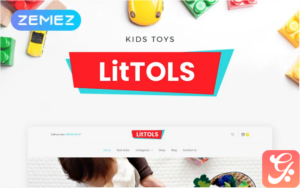 LitTOLS - Toys & Games Store Elementor WooCommerce Theme