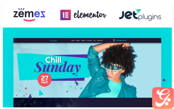 Loungez - Night Club Elementor WordPress Theme