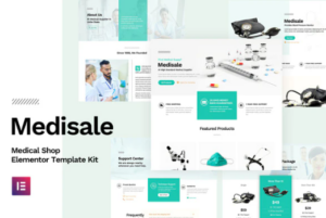Medisale - Medical Shop Elementor Template Kit
