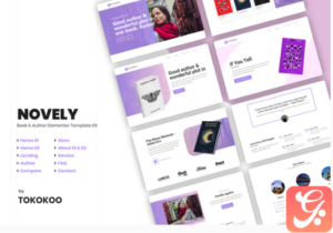 Novely | Book Elementor Template Kit