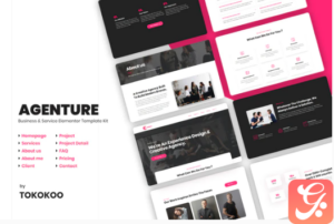 Agenture | Agency Elementor Template Kit