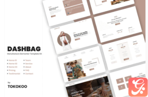 DashBag | Bags Shop Elementor Template Kit