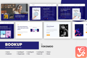 Bookup | Book Elementor Template Kit
