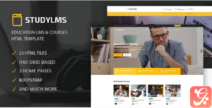 Studylms - Education LMS & Courses HTML Template