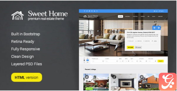 Sweethome Real Estate HTML Template