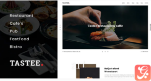 Tastee | Restaurant PSD Template