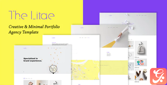 The Litae - Creative & Minimal Portfolio / Agency Template