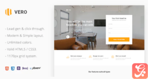 Vero - Marketing Landing Page Html Template
