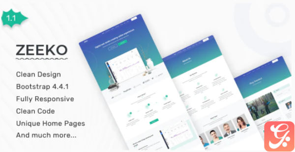 Zeeko Landing Page Template