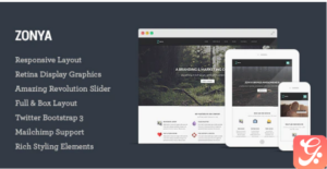 Zonya - Multipurpose Responsive HTML5 Template