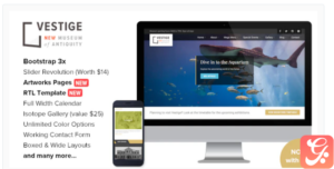 Vestige Museum - Responsive HTML5 Template