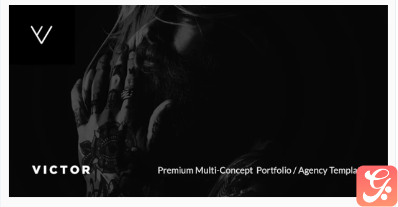 VICTOR - Premium Creative Portfolio / Agency / Photography / Personal / Multi-Concept Web Template