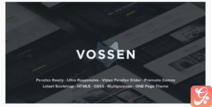 Vossen - Responsive Parallax Multipurpose Template