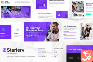Startery | Business & Startup Elementor Template Kit