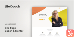 LifeCoach - Coach, Speaker & Mentor Template