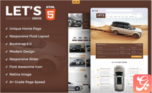 Let’s Drive - Amazing Car Rental & Sale HTML5 Template