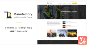 Manufactory: Multi-Industrial HTML Template
