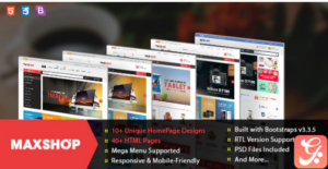 Maxshop - Responsive & Multi-Purpose eCommerce HTML Template