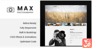 Max Photography - Photographer HTML Template