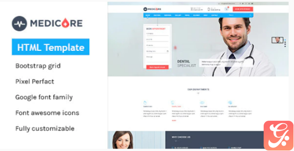 Medicare Medical Health HTML Template