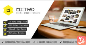 Mitro - Minimal HTML Template
