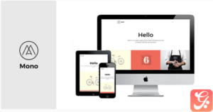 MONO - Premium Web Template for Creatives / Agency / Portfolio / Personal / Small Business Websites