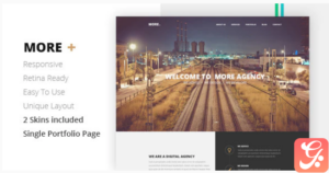 MORE Creative One Page Template