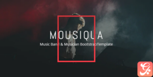 Mousiqua - Music Band Html Template