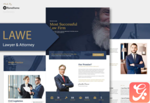 LAWE - Lawyer and Attorney Template Kit
